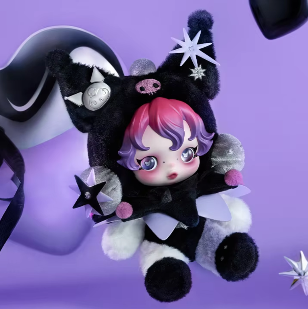 SKULLPANDA × SANRIO Plush Pedants