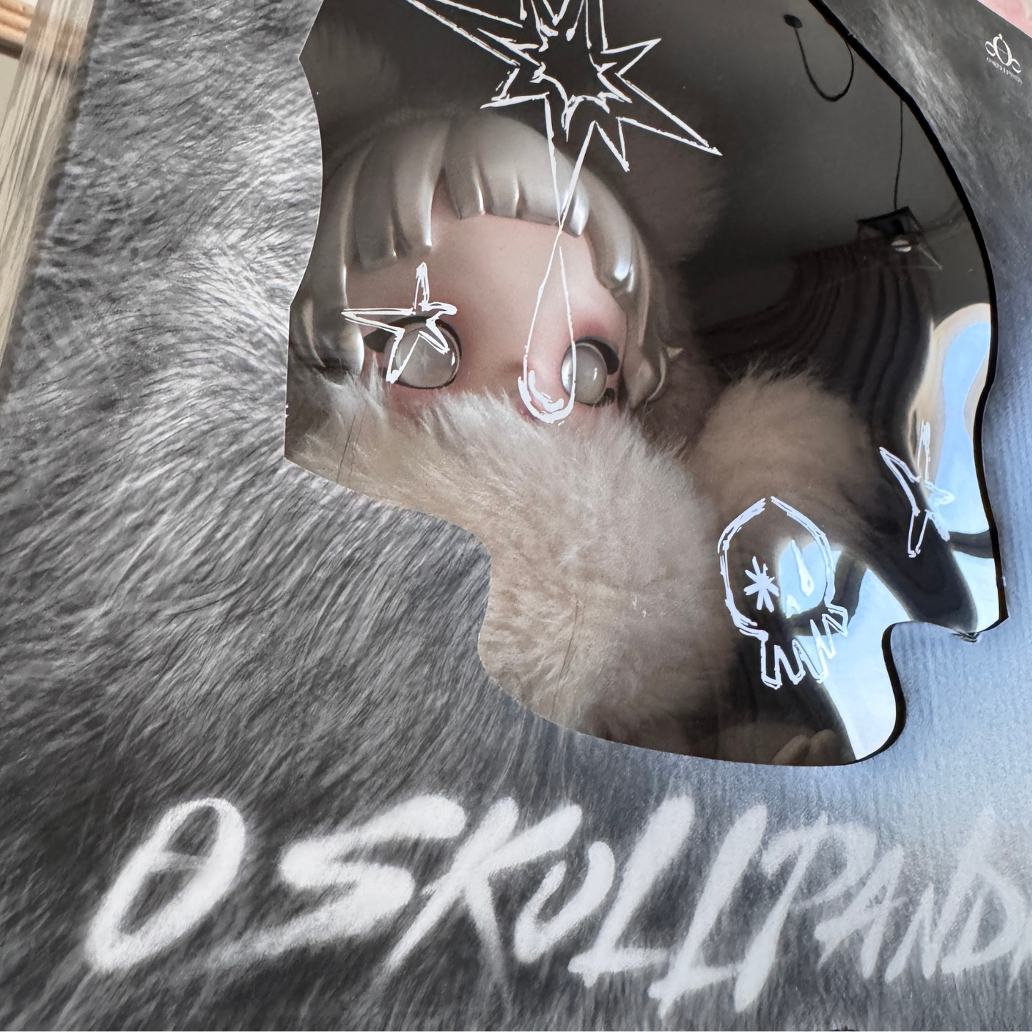 POPMART SKULLPANDA Punk Panda Plush Doll