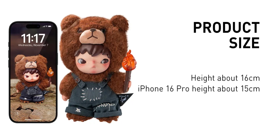 Hirono Living Wild-Fight for Joy Plush Doll