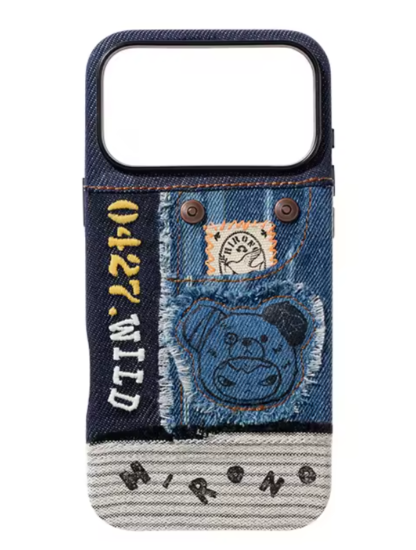 Hirono Road Journal Series-Knitted/Patchwork iPhone Case for 17 Pro Max